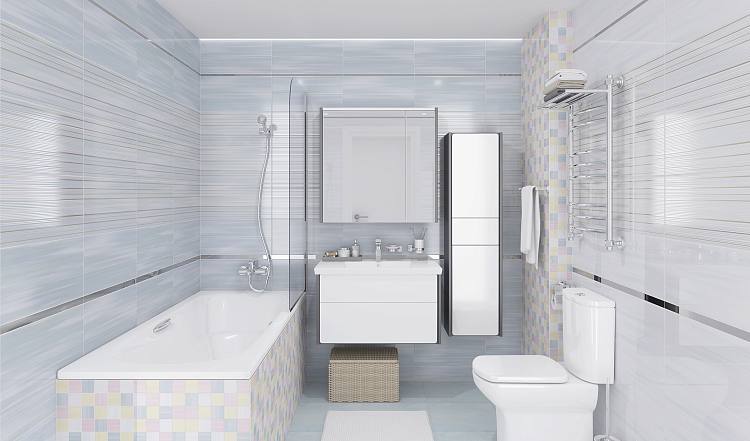 Spring Race Декор голубой 25х50