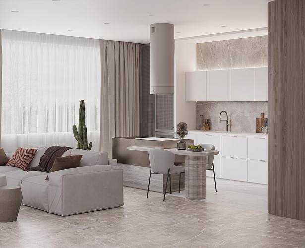 Obsidian Grey Керамогранит 60х120 Полированный