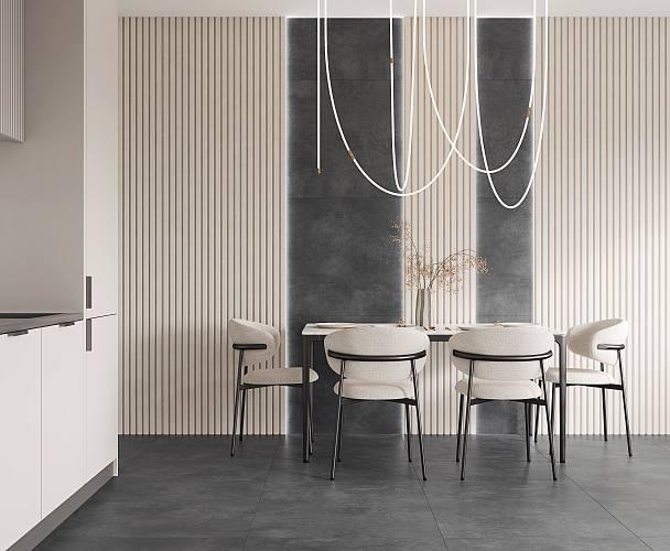 Concrete Courage Graphite Керамогранит графитовый 60х120 Матовый