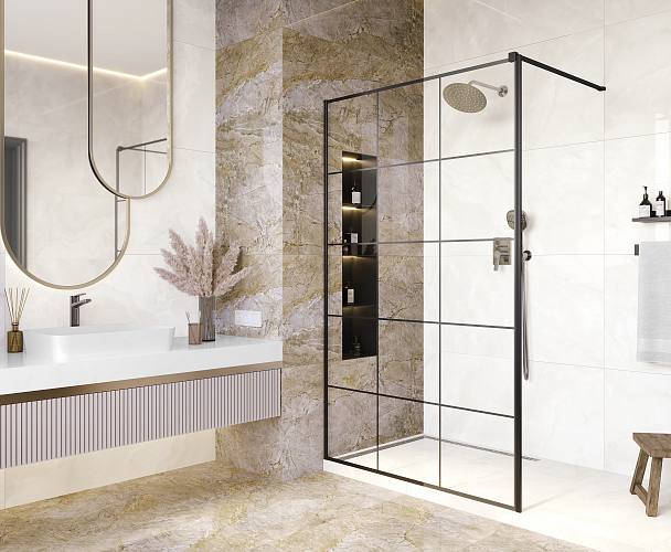 Cosmo nero Плитка настенная 48026R 40x80 глянцевый обрезной