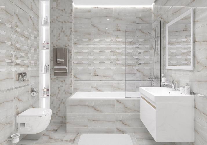 Dreams Плитка настенная бежевый 34091 25х50