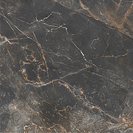 Сенза Пари Керамогранит тёмно-коричневый 60х60 матовый структурный карвинг